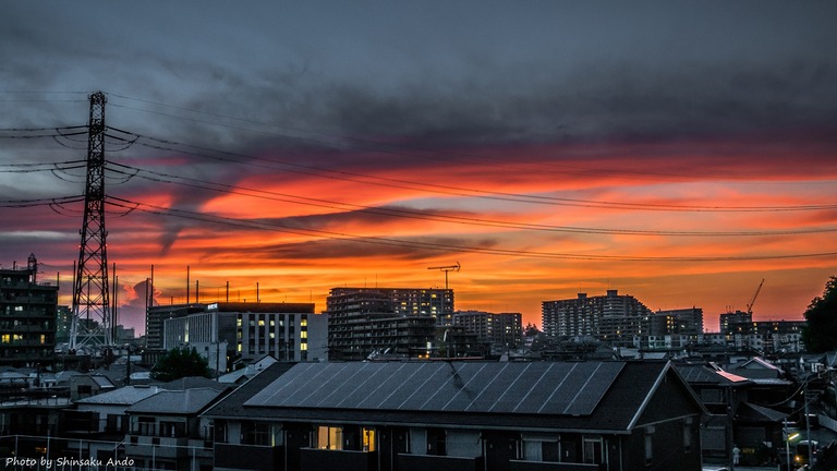 夕焼け20160710