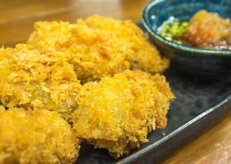 楽膳の牡蠣フライ