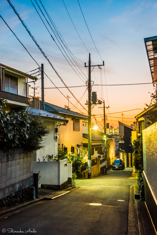 芝山４丁目の夕焼け20160304-2