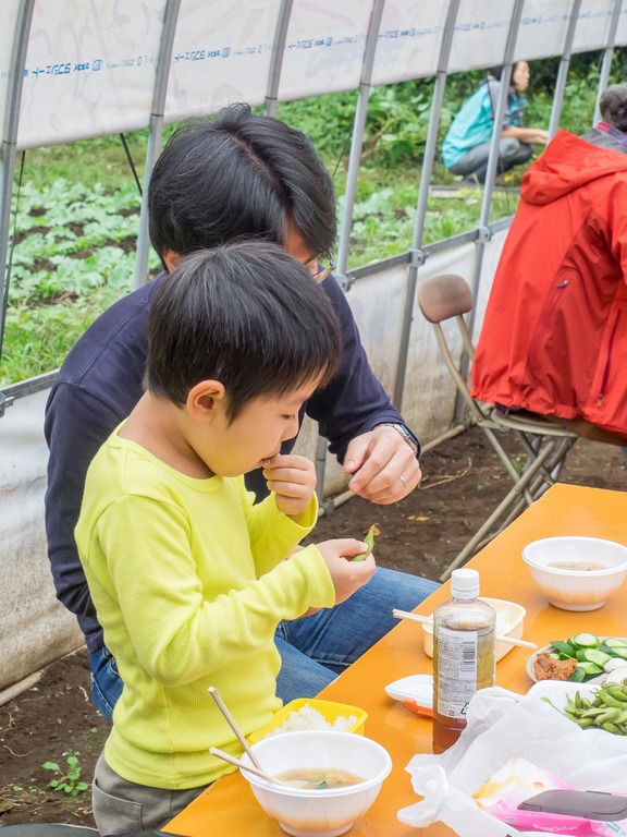 山田農場の一年・十月（枝豆の会）21