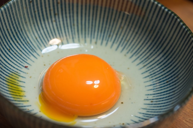 紅孔雀の黄身