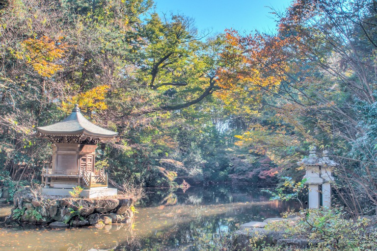 御滝不動尊の紅葉-２
