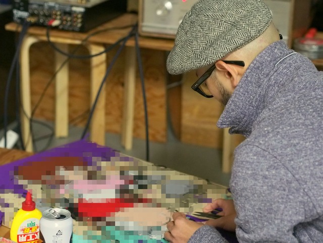 KODAIさん作業中