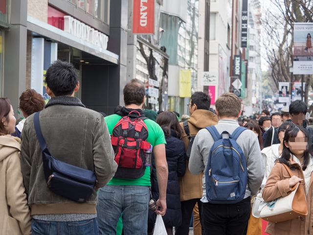 表参道は人がすごい