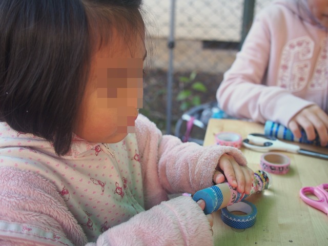 万華鏡づくりワークショップ②