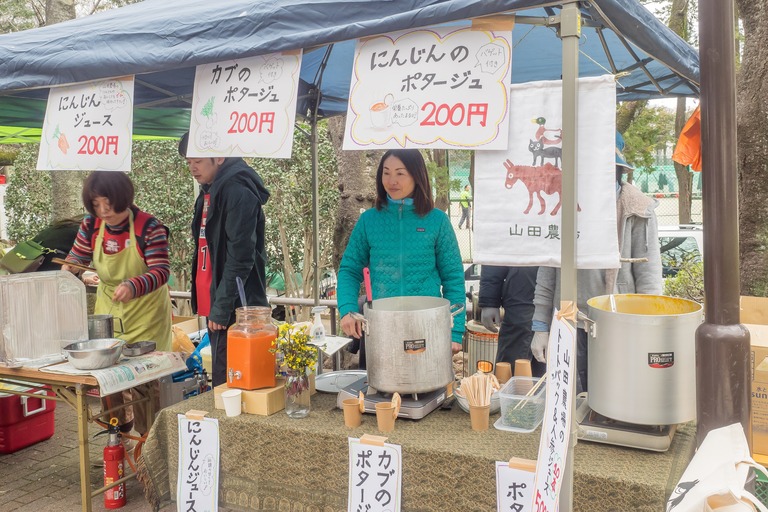 山田農場さんのブース
